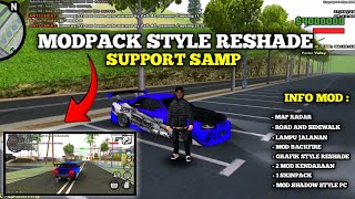 MODPACK GTA SAMP STYLE RESHADE PC RINGAN [upl. by Aisatna]