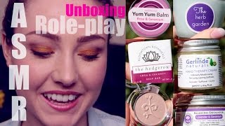 ASMR  Unboxing quotThe Rose Gardenquot Natural Beauty Box [upl. by Tolley]