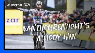 Michael Vanthourenhout reigns supreme 💪  UCI Cyclocross World Cup Highlights  Eurosport [upl. by Birchard]