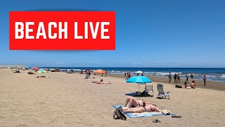 🔴 LIVE Gran Canaria Maspalomas Beach June 15 2024 Weather Wetter [upl. by Chrotoem]