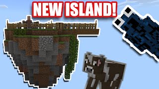 New Island in Minecraft Skyblock Cubecraft Skyblock Ep 2 [upl. by Leissam]