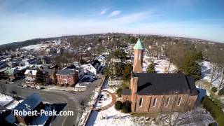 Berryville VA Aerial Views 4K [upl. by Eellehs636]