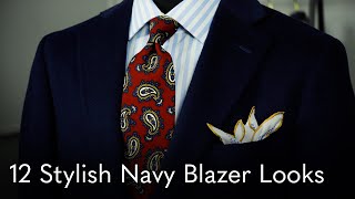 12 Stylish Navy Blazer Looks  Get the Most Out of Your Navy Blazer [upl. by Laddie]