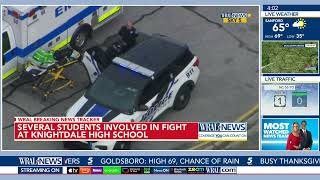 Several students involved in fight at Knightdale High School [upl. by Bealle]