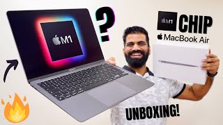 Apple M1 Chip MacBook Air 2020 Unboxing amp First Look  Crazy Powerful Machine🔥🔥🔥 [upl. by Aiksa]