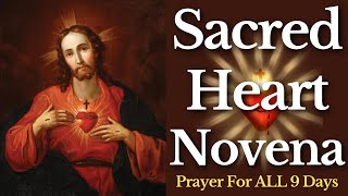 Sacred Heart Novena — Prayers for ALL 9 Days [upl. by Acinot]