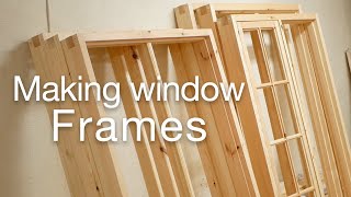 Window case  Making wooden window frames [upl. by Asiluj]