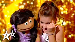 Young VENTRILOQUIST Gets GOLDEN BUZZER on Romanias Got Talent 2021  Got Talent Global [upl. by Bellew]