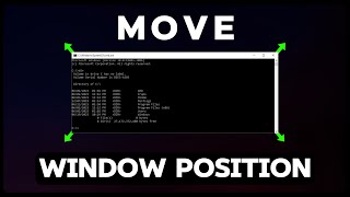 Move position of a window using CMD  NirCMD tutorial [upl. by Selokcin]