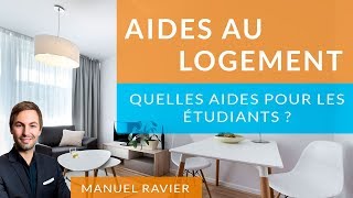 AIDE AU LOGEMENT  Quelles aides pour les étudiants  👨‍🎓 🤔 [upl. by Solegnave]