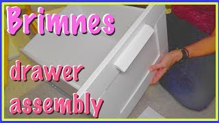 Assembly Brimnes drawer  DIY how to [upl. by Nuahsar708]