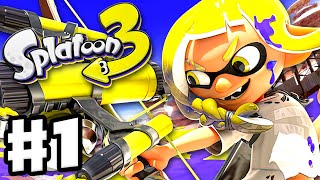 Splatoon 3  Gameplay Walkthrough Part 1  Turf War Multiplayer Story Mode Nintendo Switch [upl. by Joao]