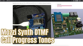 Mozzi Synth DTMF Call Progress Tone Generator [upl. by Fezoj921]