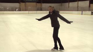 USFSA Basic Skills 4D  Forward outside threeturn [upl. by Decato140]