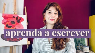 AULA DE ESCRITA CRIATIVA  É possível aprender a escrever Aprenda a escrever melhor comigo [upl. by Bethany]