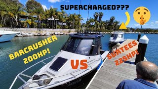 BARCRUSHER 670HT vs SURTEES 700 Game Fisher DRAG RACE [upl. by Theresita]