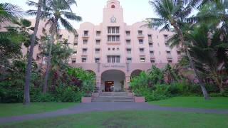 The Royal Hawaiian  Luxury Waikiki Hotel [upl. by Ardnoik]