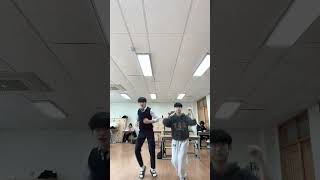 A teacher dancing with a student Korean school TikTok short [upl. by Yliak280]