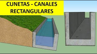 CUNETA O CANAL RECTANGULAR  DISEÑO Y TIPS DE CONSTRUCCIÓN [upl. by Meehyr667]