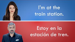 Spanish Travel Conversation Practice  Spanish Phrases for the Train [upl. by Alilad]