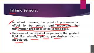 Lecture 19 Optical Fibers Part6  Fiber Optic Sensors FOS [upl. by Lauretta]