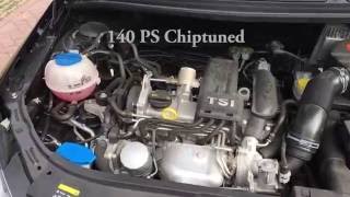 Skoda Fabia 12 TSI Chiptuned 130PS Acceleration [upl. by Annodam381]