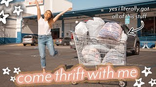 THRIFT WITH ME AT THE LARGEST THRIFT STORE IN LA ♡ [upl. by Luke]