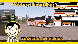 Bus Simulator Ultimate Victory Liner Skin  Pinoy Gaming Channel [upl. by Emmey]