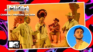 C Tangana  CAMBIA y Párteme la Cara En Vivo Premios MTV MIAW 2021 [upl. by Elletsyrc]