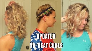 UPDATED NoHeat Curls [upl. by Ahgiel]