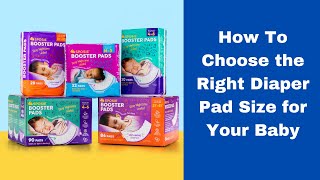 How to Choose the Right Diaper Pad Size for Your Baby and How to Use It  Sposie Diaper Booster Pads [upl. by Seuqirdor]