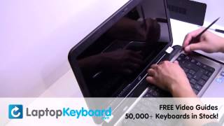 HP Pavilion G6 G4 Keyboard Installation Replacement Guide  Laptop Remove Replace Install [upl. by Dulcle]