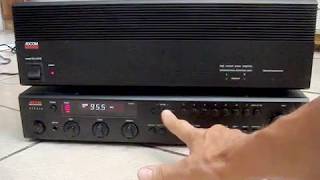 ADCOM GTP450 Tuner with GFA545 II Power Amplifier great sound [upl. by Ahsienauq]