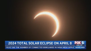 2024 solar eclipse San Diego to have best view of solar eclipse in California [upl. by Korns799]