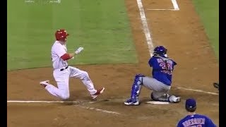 MLB Craziest Home Plate Collisions [upl. by Leunamnauj]