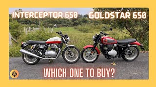 Royal Enfield INTERCEPTOR vs BSA Goldstar 650  PODCAST [upl. by Elysia]