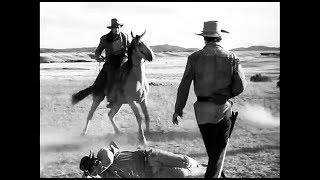 John Waynes Coolest Scenes 6 First Gunfight quotRed Riverquot 1948 [upl. by Stoller]