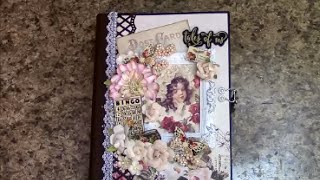 PART 1 TUTORIAL See NoteComment area PRIMA TALES OF YOU AND ME MINI ALBUM DESIGNS BY SHELLIE [upl. by Ellehciram194]