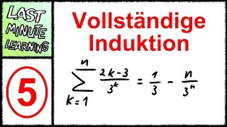 Vollständige Induktion  Aufgabe 5  Summenformel [upl. by Zimmerman]