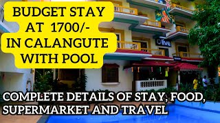 Budget Friendly Hotel in Calangute with Pool  Budget Restaurant in Calangute  Olive Niwasa [upl. by Clayton958]