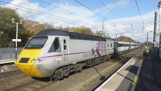 InterCity 125 HSTs at speed ECML [upl. by Jodee]