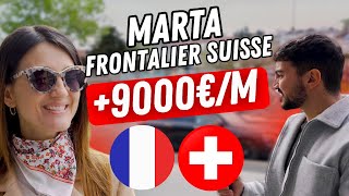 Marta  Frontalier Suisse  9000€ par mois  🇨🇭 [upl. by Ortensia]