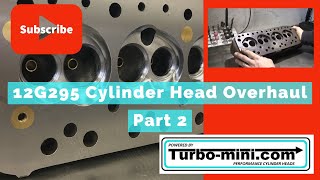 Classic Mini Cooper 12G295 Cylinder head restoration modified amp flowbench tested part 2 [upl. by Akahs87]