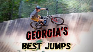 Blankets Creek Jump Line  Best in Georgia Quehl Holler Trail  Blankets Creek Mountain Biking [upl. by Solegnave]