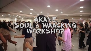 AKANE  BEBOP CREW  SOUL amp WAACKING WORKSHOP PD DANCE STUDIO [upl. by Atilrahc]