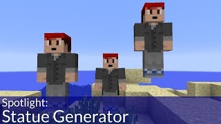 Statue Generator in Vanilla Minecraft [upl. by Reeher846]