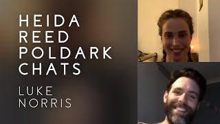 Heida Reed and Luke Norris  Instagram Poldark Chat [upl. by Ecienal]