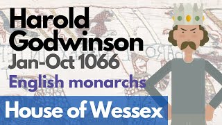 Harold Godwinson  English monarchs animated history documentary [upl. by Arriaes15]