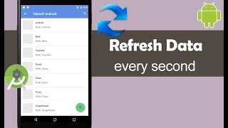 How to Refresh Data every Second  Android Studio Tutorial [upl. by Ensign]