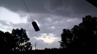 Severe Thunderstorm  7816  Porch Footage [upl. by Ramoj]